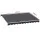 Instahut Motorised 4x3M Retractable Folding Arm Awning - Grey, UV-Resistant Polyester, Remote Control, Aluminium Frame