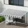 Instahut 4Mx3M Motorised Retractable Folding Arm Awning, Grey White, UV-Resistant, Aluminium Frame, Remote Control