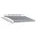 Instahut 4x3m Motorised Retractable Awning - Pearl Grey, UV-Resistant Polyester, Aluminium Frame, Remote Control