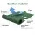 Instahut Motorised Folding Arm Awning 5m x 3m Dark Green Sunshade with Remote Control