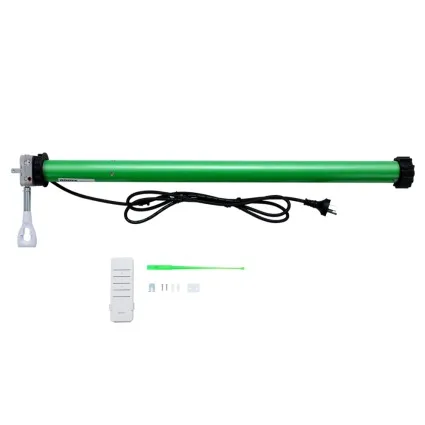 Instahut 230V Folding Arm Awning Motor with Remote, 40NM Torque, 15RPM, Durable Aluminium, Manual Backup, 1-Year Warranty