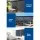 Instahut Retractable Outdoor Blinds Blackout Roll Down Awning Shade, Grey, 2.4x2.5M, UV Resistant, Aluminium Frame