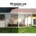 Instahut Outdoor Transparent Roll Down Awning - 1.5x2.4M, UV-Resistant PVC, Aluminium Frame, Easy Install, Hand Crank