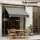 Instahut Retractable Pivot Arm Awning 2m x 1.8m Window Door Canopy Outdoor with Adjustable Height Grey