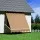 Instahut 2.1x2.1M Beige Retractable Pivot Arm Awning, UV & Tear Resistant, Polyester Shade, Aluminium Frame for Outdoors