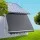 Instahut Retractable Window Awning 2.8x2.1M - UV Resistant, Grey Polyester Shade with Aluminium Frame, Easy Install