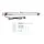 Instahut Pivot Arm Awning Replacement Motor Kit with Remote Control 155W White for Compatible Awning Sizes