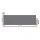 Instahut 1x3M Grey Retractable Side Awning - UV Resistant, Polyester Fabric, Steel Frame, Patio Privacy Screen