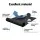 Instahut Retractable Side Awning 1.8 x 3m Outdoor Privacy Screen UV Resistant Black