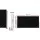 Instahut 2x3M Black Retractable Side Awning - UV & Tear Resistant Polyester, Steel Frame for Outdoor Privacy & Sun Shade