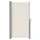 Instahut 2x3M Cream Side Awning - UV & Tear-Resistant Polyester, Steel Frame, Retractable Sun Shade for Patios & Gardens