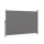 Instahut 2x3M Grey Retractable Side Awning: UV & Tear-Resistant Polyester, Steel Frame, Easy Install, 1-Year Warranty