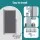Instahut 2 x 3.5m Retractable Side Awning Privacy Screen Outdoor Sun Shade with UV-Resistant Grey Fabric
