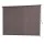 Instahut 3x2.5M Brown Outdoor Blinds: UV-Resistant, Light-Filtering Roll Down Awning with Aluminium Valance & Hand Crank