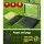 Weisshorn Caravan Privacy Screen Black 1.95x2.2M - Water-Repellent, UV Protection, Reversible, Easy Setup with Carry Bag