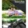 Weisshorn Caravan Privacy Screen Black 1.95x2.2M - Water-Repellent, UV Protection, Reversible, Easy Setup with Carry Bag