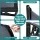 Instahut 0.6x0.6m Grey Window Awning with UV & Rain Resistance, Durable PC Panel & Aluminium Bars for Stylish Protection