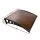 Instahut 1x1m Brown Window Door Awning - UV Resistant, 5mm Polycarbonate Sheet, Plastic Frame, Easy DIY Installation