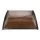 Instahut Window Door Awning 1x1.2m - Brown Polycarbonate Panel with Aluminium Bars, UV Rain Resistant, Easy DIY Install