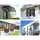 Instahut Window Door Awning 1x1.2m - Brown Polycarbonate Panel with Aluminium Bars, UV Rain Resistant, Easy DIY Install