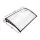 Instahut Window Door Awning 1x1.2m - Transparent Polycarbonate Panel, UV/Rain Resistant, Stylish Design, Easy Install