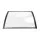 Instahut Transparent Awning 1x1.5m - Durable Polycarbonate Panel, UV Resistant, Easy Install, Modern Design