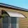Instahut 1x2m Transparent Window Awning Door Canopy, UV and Rain Resistant, Aluminium Frame, Easy DIY Install