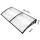 Instahut 1x2m Transparent Window Awning Door Canopy, UV and Rain Resistant, Aluminium Frame, Easy DIY Install