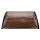 Instahut 1x2.4m Brown Window Door Awning - UV Resistant 5mm Polycarbonate Panel, Corrosion-Resistant Plastic Frame