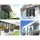 Instahut 1x2.4m Brown Window Door Awning - UV Resistant 5mm Polycarbonate Panel, Corrosion-Resistant Plastic Frame
