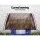 Instahut 1x2.4m Brown Window Door Awning - UV Resistant 5mm Polycarbonate Panel, Corrosion-Resistant Plastic Frame