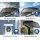 Instahut 1x2.4m Brown Window Door Awning - UV Resistant 5mm Polycarbonate Panel, Corrosion-Resistant Plastic Frame