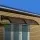 Instahut 1x2.4m Brown Window Door Awning - UV Resistant 5mm Polycarbonate Panel, Corrosion-Resistant Plastic Frame