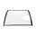 Instahut Transparent 1x3M Window Door Awning - Durable 5mm Polycarbonate, UV Resistant, Easy DIY Install, Black Brackets