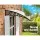 Instahut 1x6m Transparent Window Door Awning - 5mm Polycarbonate Panel, UV Resistant, Aluminium Bars, Easy Install