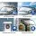 Instahut 1x6m Transparent Window Door Awning - 5mm Polycarbonate Panel, UV Resistant, Aluminium Bars, Easy Install