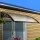 Instahut 1x2M Transparent Window Door Awning Canopy - UV Resistant, Black Frame, Durable PC Panel, Easy Install