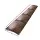 Instahut Window Awning Door Canopy 1m x 4m - Brown Polycarbonate Sheet, Black Plastic Frame, UV & Rain Resistant