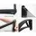 Instahut 1m x 4m Transparent Window Awning & Door Canopy, Black Plastic Frame, UV-Resistant, Durable Polycarbonate Sheet