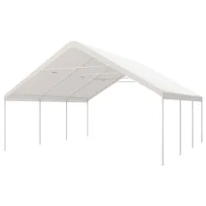 Instahut 6x6m Steel Carport Kit - Durable UV & Water-Resistant Shelter for Cars, Events, & Outdoor Spaces