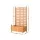 Greenfingers Wooden Garden Bed with Trellis - Fir Wood, 64x35x115cm Raised Planter Box for Easy Gardening & Storage