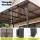 Instahut Lean-To Pergola 356cm x 275cm Brown Polycarbonate Wall Mounted Patio Cover with Aluminium Frame