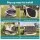 Instahut Pop Up Screen Tent 280cm Six Person Mesh Gazebo with Oxford Roof and Two Way Zippers Beige