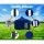 Instahut 3x3 Pop Up Gazebo Marquee: 500D Oxford Fabric, UV & Water Resistant, Adjustable Height, Bonus Fly Mesh & Bag