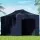 Instahut 3x4.5m Pop Up Gazebo: Navy Oxford Fabric, UV, Water Resistant, Adjustable Height, Quick Setup, Steel Frame