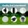 Instahut 3x6m Pop-Up Gazebo Marquee - 500D Oxford Fabric, UV & Water Resistant, Adjustable Height, Portable, White