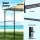 Instahut Beige Grill Gazebo 243x150x250cm - UV Resistant Steel Frame, Polyester Fabric, Hanging Hooks, Bottle Opener