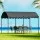 Instahut 4x3m Iron Art Gazebo Marquee - UV & Water-Resistant Outdoor Wedding Tent, Steel Frame, Easy Setup, Grey