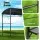 Instahut Outdoor BBQ Grill Gazebo with Shelf Hooks and Bottle Opener Grey