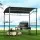 Instahut Outdoor BBQ Grill Gazebo with Shelf Hooks and Bottle Opener Grey